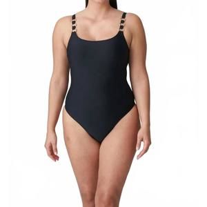 NEW PRIMA damietta padded one-piece swimsuit in black